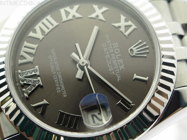 Datejust 31mm 278271 SS BP Best Edition Gray Roman Markers Dial on Jubilee Bracelet – Bild 4
