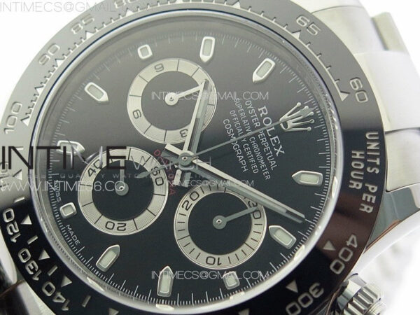 Daytona 116500 Clean 1:1 Best Edition 904L SS Case and Bracelet Black Dial SA4130 – Bild 4