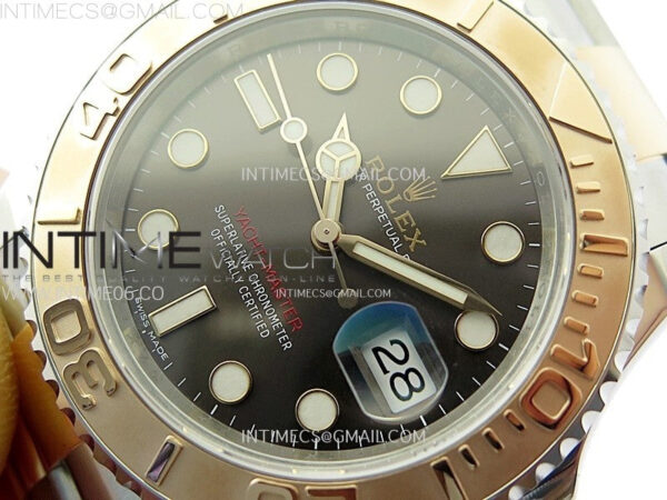 Yacht-Master 116621 904L/RG VSF 1:1 Best Edition Brown Dial On 904L/RG Bracelet VS3135 – Bild 4