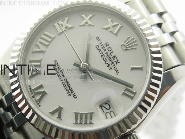 DateJust 31mm 178271 SS APSF Best Edition White Dial Roman Markers on Jubilee Bracelet A2824 – Bild 4