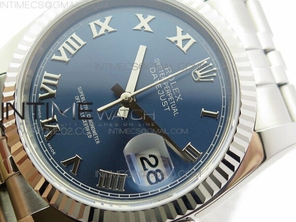DateJust 36 SS 116234 ARF 1:1 Best Edition Blue dial Roman Markers on SS Jubilee Bracelet SA3135 – Bild 4