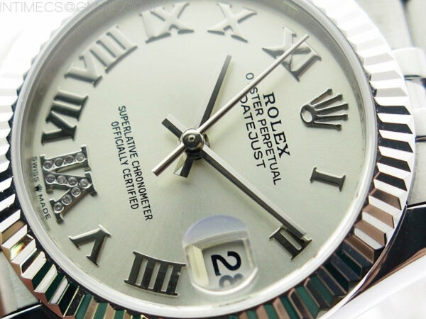 Datejust 31mm 278271 SS BP Best Edition Silver Roman Markers @6 Crystal Dial on Jubilee Bracelet – Bild 5