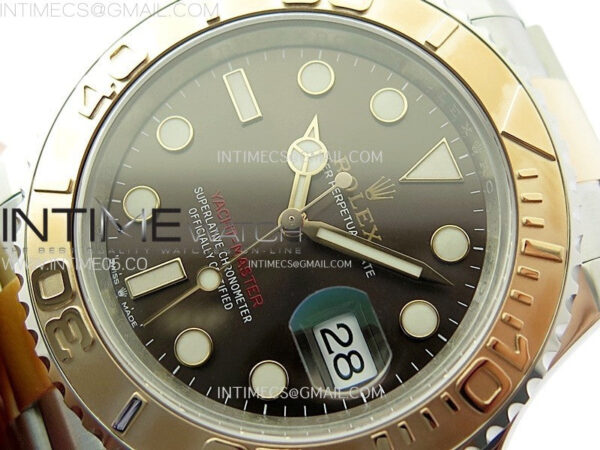 Yacht-Master 126621 904L/RG VSF 1:1 Best Edition Brown Dial On 904L/RG Bracelet VS3235 – Bild 3
