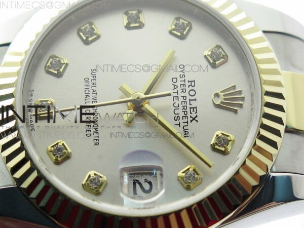 Datejust 31mm 278273 SS/YG BP Best Edition Silver Diamonds Markers Dial on SS/YG Oyster Bracelet – Bild 6
