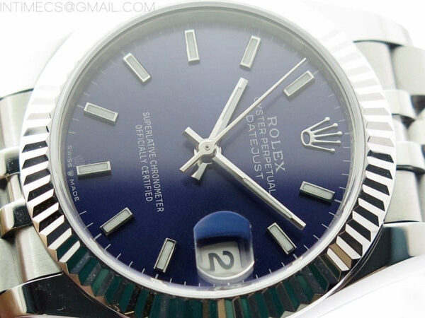 Datejust 31mm 278271 SS BP Best Edition Blue Stick Markers Dial on Jubilee Bracelet – Bild 5