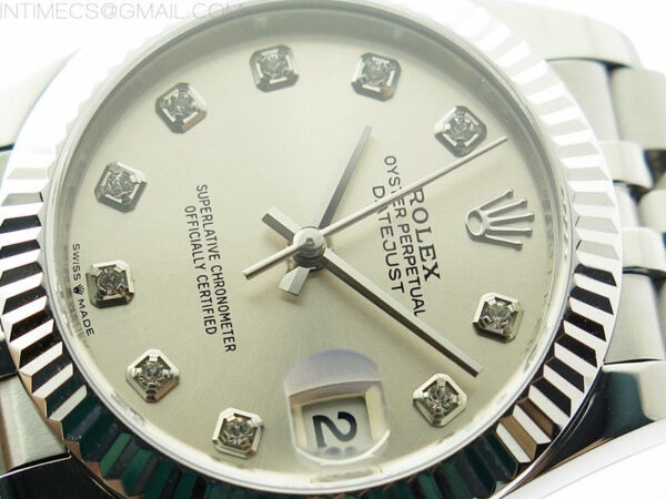 Datejust 31mm 278271 SS BP Best Edition Silver Crystal Markers Dial on Jubilee Bracelet – Bild 3