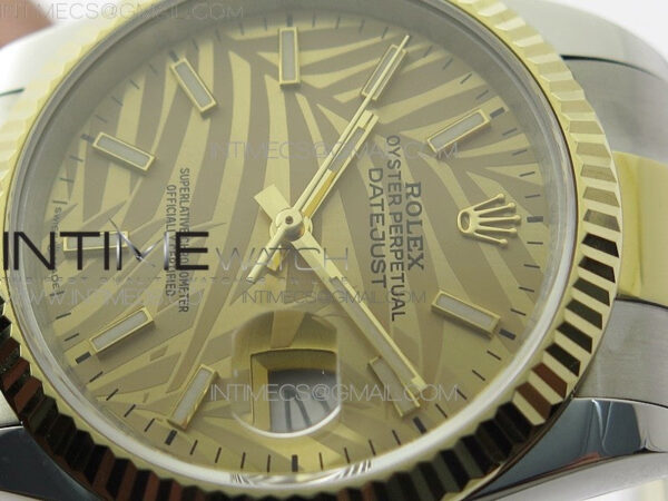 DateJust 36 SS/YG 126233 JDF 1:1 Best Edition New YG Dial on Oyster Bracelet – Bild 4