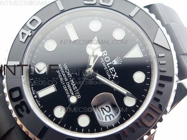 Yacht-Master 42mm 226659 VSF 1:1 Best Edition 3D Black Ceramic Bezel on Black Rubber Strap VS3235 – Bild 4