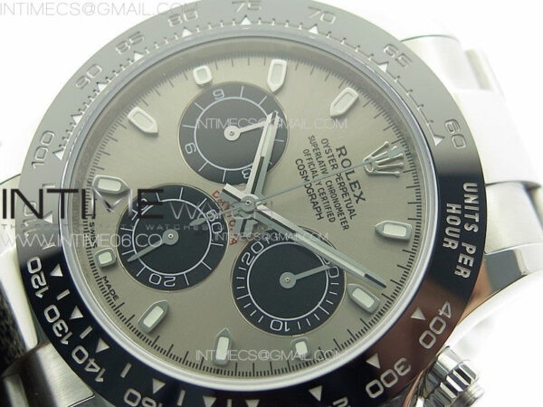 Daytona 116500LN APSF Gray Dial Stick Markers On SS Bracelet Slim A7750 – Bild 4