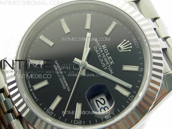 DateJust 41 126334 904L SS VSF 1:1 Best Edition Black Dial on Jubilee Bracelet VS3235 – Bild 4
