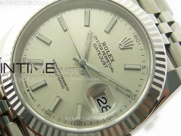 DateJust 41 126334 904L SS VSF 1:1 Best Edition Silver Dial on Jubilee Bracelet VS3235 – Bild 4