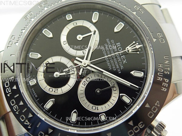 Daytona 116500LN 904L SS Case APSF 1:1 Best Edition Black Dial On 904L SS Bracelet SH4130 – Bild 4