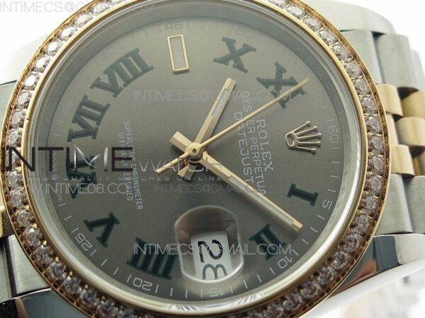 DateJust 36 SS/RG 126281 BP 1:1 Best Edition Gray Dial on Jubilee Bracelet – Bild 4