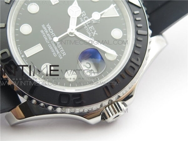 Yacht-Master 226659 42mm BP Maker Best Edition Black Ceramic Bezel on Oysterflex Rubber Strap A2824 – Bild 4