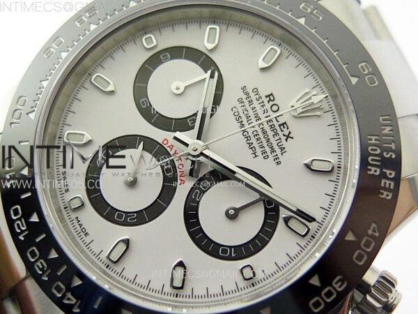 Daytona 116500LN 904L SS Case APSF 1:1 Best Edition White Dial On 904L SS Bracelet SH4130 – Bild 3
