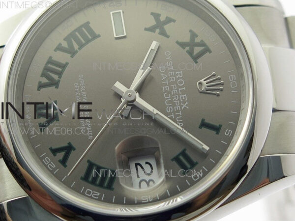 DateJust 36 SS 126200 BP 1:1 Best Edition Gray Dial on Oyster Bracelet – Bild 4