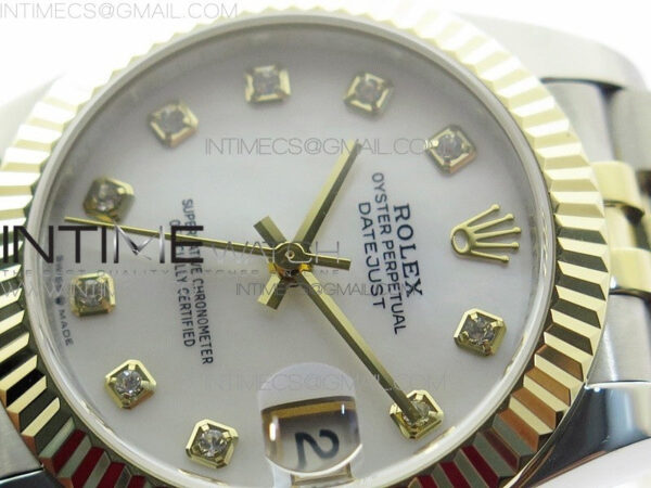 Datejust 31mm 278273 SS/YG BP Best Edition White MOP Diamond Markers Dial on SS/YG Jubilee Bracelet – Bild 4