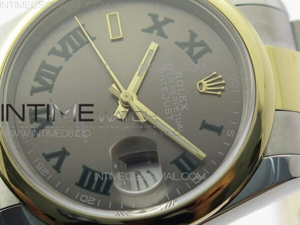 DateJust 36 SS/YG 126203 JDF 1:1 Best Edition Gray Dial on Oyster Bracelet – Bild 4