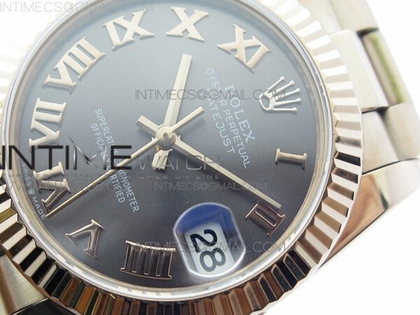 Datejust 31mm 278275 RG BP Best Edition Gray Roman Markers Dial on RG President Bracelet – Bild 3