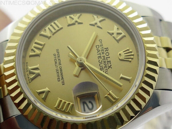 Datejust 28mm 279173 SS/YG BP Best Edition YG Roman Markers Dial on SS/YG Jubilee Bracelet ETA2671 – Bild 4