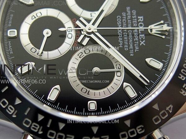 Daytona 116500LN 904L SS Case APSF 1:1 Best Edition Black Dial On 904L SS Bracelet SH4130 – Bild 5