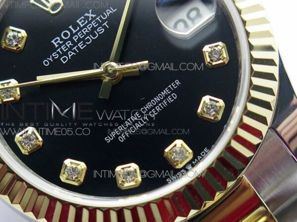 Datejust 31mm 278273 SS/YG BP Best Edition Black Diamonds Markers Dial on SS/YG Oyster Bracelet – Bild 5