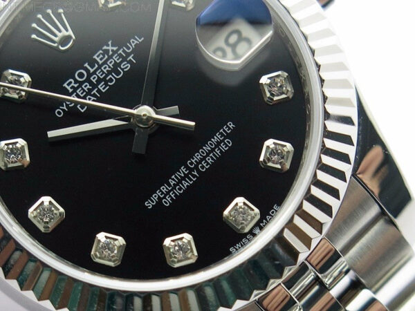 Datejust 31mm 278271 SS BP Best Edition Black Crystal Markers Dial on Jubilee Bracelet – Bild 5