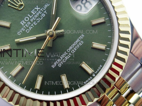 Datejust 31mm 278273 SS/YG BP Best Edition Gray Stick Markers Dial on SS/YG Jubilee Bracelet – Bild 5