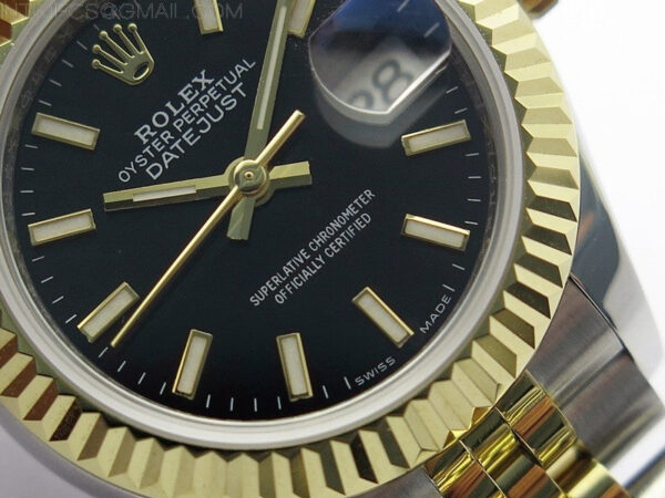 Datejust 28mm 279173 SS/YG BP Best Edition Black Sticks Markers Dial on SS/YG Jubilee Bracelet ETA2671 – Bild 5