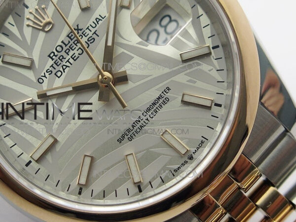 DateJust 36 SS/RG 126201 BP 1:1 Best Edition Silver/Gray Dial on Jubilee Bracelet – Bild 5