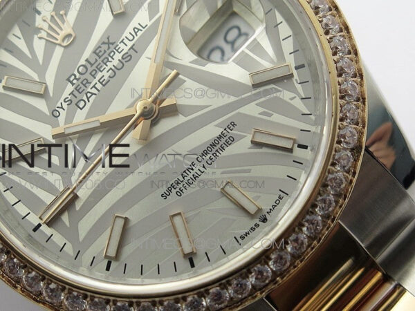 DateJust 36 SS/RG 126281 BP 1:1 Best Edition Silver/Gray Dial on Oyster Bracelet – Bild 5