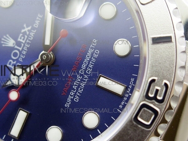 Yacht-Master 116622 904L SS GMF 1:1 Best Edition Blue Dial on 904L SS Bracelet A2836 – Bild 5