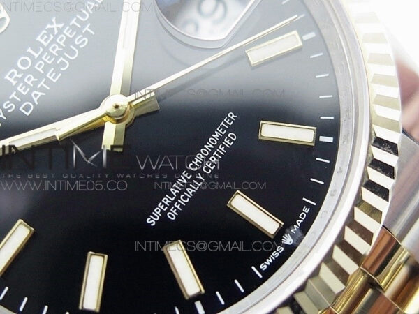 DateJust 36mm 126234 BP 1:1 Best Edition 904L Steel/YG New Version Black Dial on Jubilee Bracelet – Bild 6