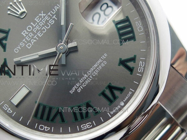 DateJust 36 SS 126200 BP 1:1 Best Edition Gray Dial on Oyster Bracelet – Bild 5