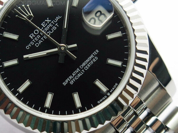 Datejust 31mm 278271 SS BP Best Edition Black Stick Markers Dial on Jubilee Bracelet – Bild 5