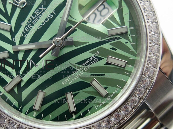 DateJust 36 SS 126234 BP 1:1 Best Edition New Green Dial on Oyster Bracelet – Bild 6