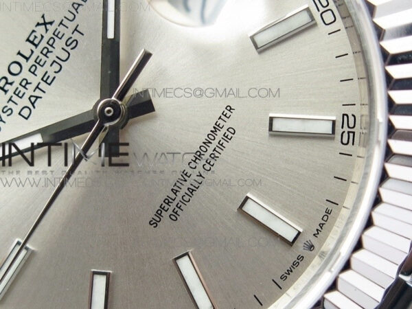 DateJust 41 126334 SS BP 1:1 Best Edition New Version Silver Dial on Jubilee Bracelet – Bild 5