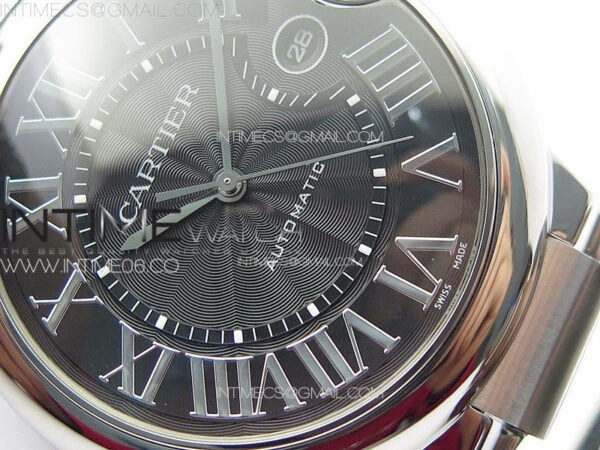 Ballon Bleu 42mm SS K3F 1:1 Best Edition Black Texture Dial on SS Bracelet A2824 – Bild 5