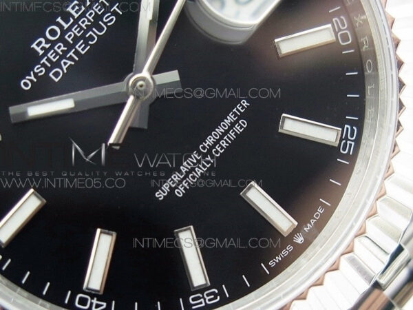 DateJust 41 126334 SS BP 1:1 Best Edition New Version Black Dial on Jubilee Bracelet – Bild 4