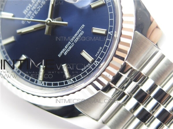 DateJust 36 SS 116234 ARF 1:1 Best Edition 904L Steel Blue Dial on Jubilee Bracelet SH3135 V3 – Bild 5