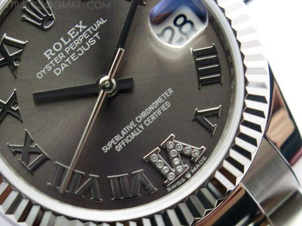 Datejust 31mm 278273 SS BP Best Edition Gray Roman Markers Dial on Oyster Bracelet – Bild 5