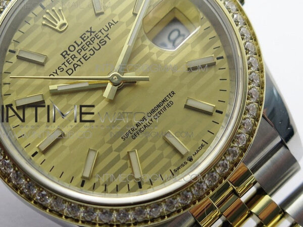 DateJust 36 SS/YG 126283 JDF 1:1 Best Edition New YG Dial on Jubilee Bracelet – Bild 6