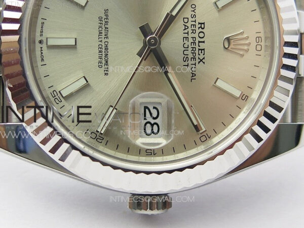 DateJust 41 126334 904L SS VSF 1:1 Best Edition Silver Dial on Jubilee Bracelet VS3235 – Bild 5
