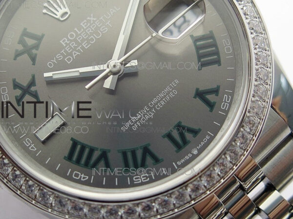 DateJust 36 SS 126284 BP 1:1 Best Edition New Blue Dial on Jubilee Bracelet – Bild 4