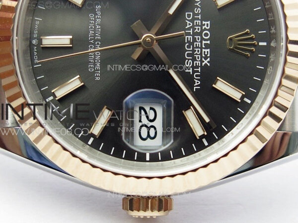 DateJust 36 SS 126231 VSF 1:1 Best Edition 904L Steel Gray Stick Dial on Jubilee Bracelet VS3235 – Bild 5
