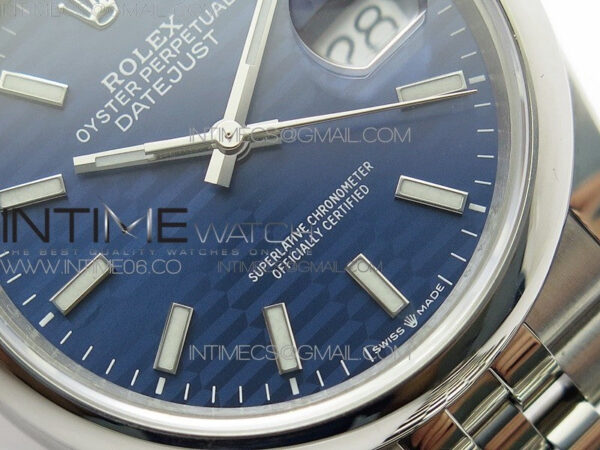 DateJust 36 SS 126200 BP 1:1 Best Edition New Blue Dial on Jubilee Bracelet – Bild 5