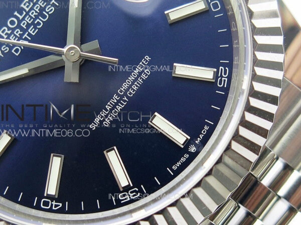 DateJust 41 126334 904L SS GMF 1:1 Best Edition Blue Dial On Jubilee Bracelet VR3235 – Bild 5