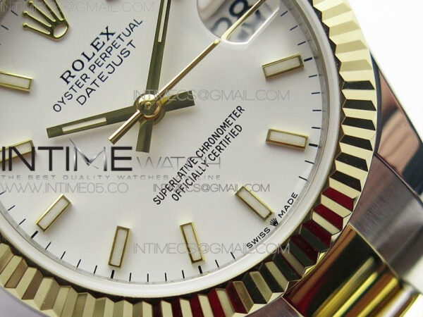 Datejust 31mm 278273 SS/YG BP Best Edition White Stick Markers Dial on SS/YG Oyster Bracelet – Bild 5