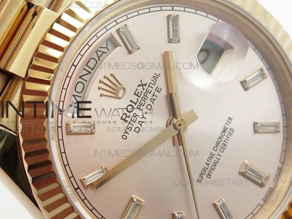 Day-Date 40 RG BP 1:1 Best 228239 RG Diamond Sticks Dial on RG Bracelet – Bild 5