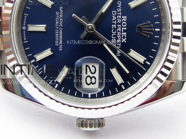 DateJust 36 SS 126234 VSF 1:1 Best Edition 904L Steel Blue Dial on Jubilee Bracelet VS3235 – Bild 5